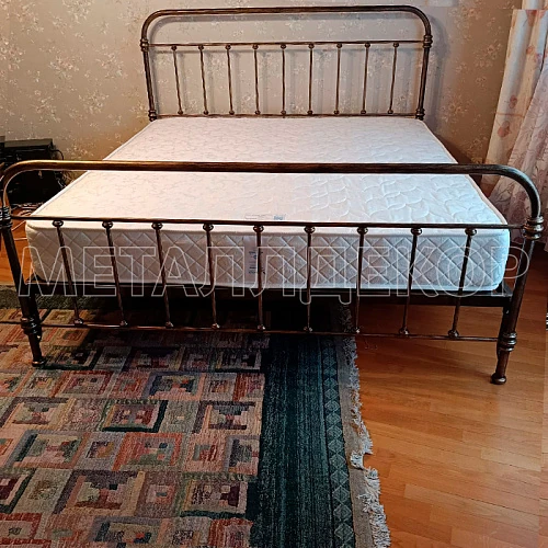 Кованая кровать дизайнерская Лофт Моста