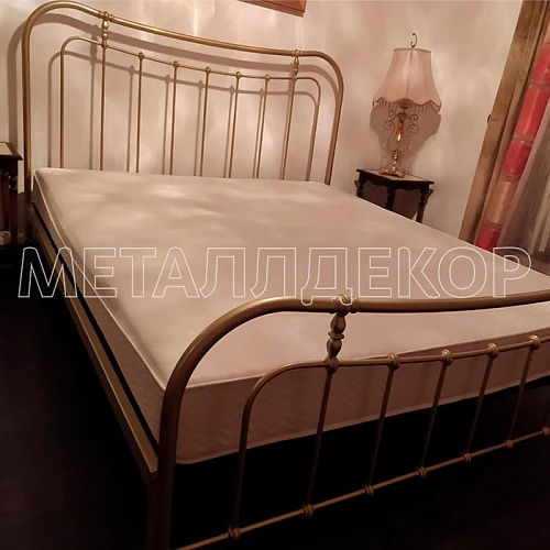 Кованая кровать металлическая в стиле Лофт Мальта
