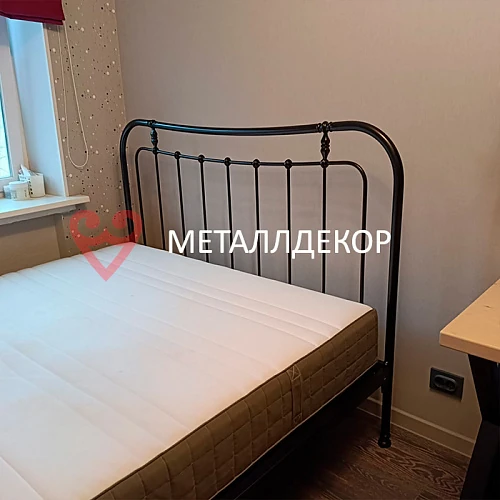 Кованая кровать металлическая в стиле Лофт Мальта