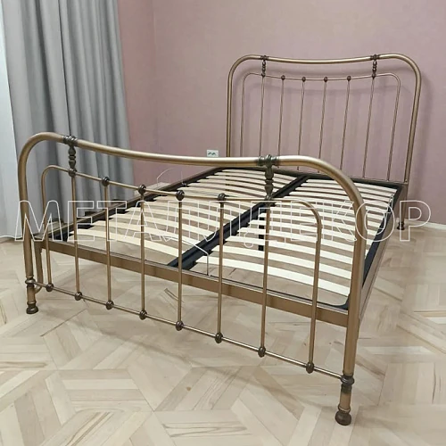 Кованая кровать металлическая в стиле Лофт Мальта (белая) Кованая кровать металлическая в стиле Лофт Мальта (белая)