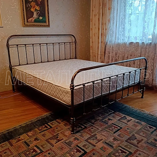 Кованая кровать дизайнерская Лофт Моста