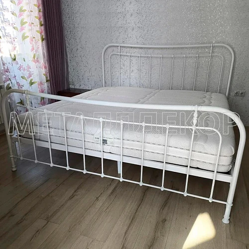 Кованая кровать металлическая в стиле Лофт Мальта Кованая кровать металлическая в стиле Лофт Мальта